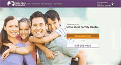 Desktop Screenshot of littleriverfamilydental.com