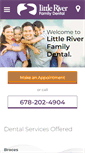 Mobile Screenshot of littleriverfamilydental.com